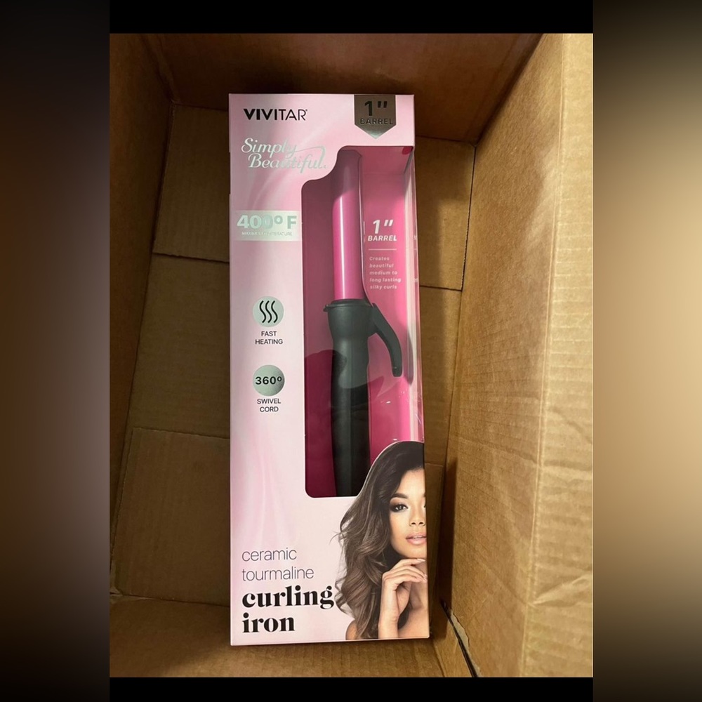 1 inch curling iron - BRAND NEW